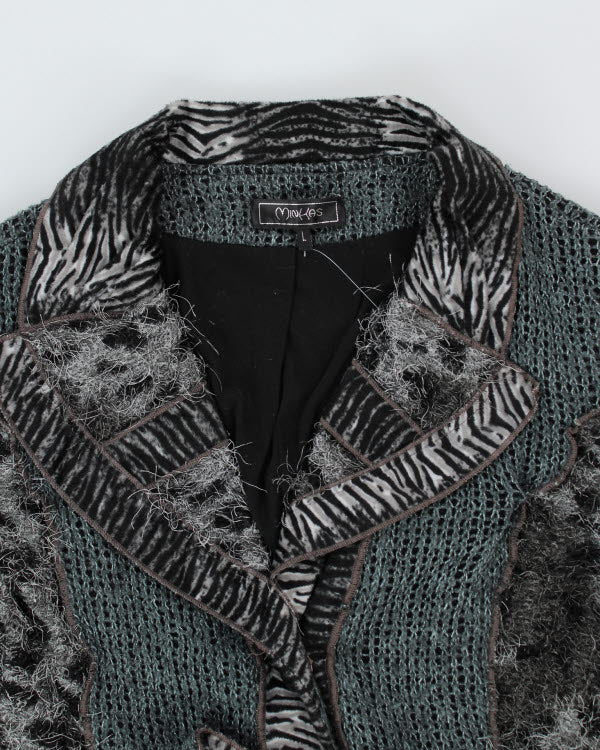 Y2k 00s Minkas Cardigan - L