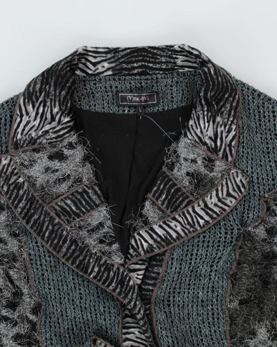 Y2k 00s Minkas Cardigan - L