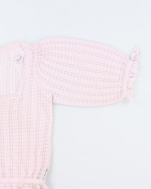 Guess Light Weight Pink Jumper - L