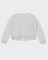 Calvin Klein Silver Cardigan - M