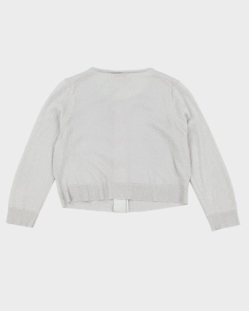 Calvin Klein Silver Cardigan - M
