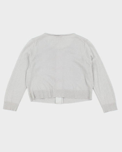 Calvin Klein Silver Cardigan - M