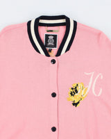 Juicy Couture Pink Varsity Cardigan - M
