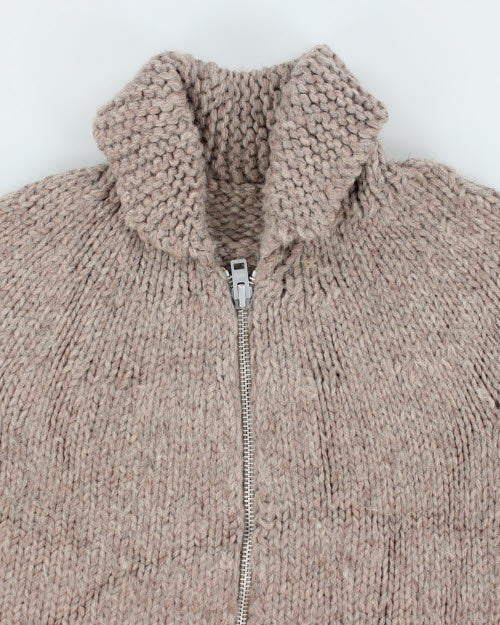 Vintage Women's 80's Heavyweight Cowichan Zip Up Cardigan - S