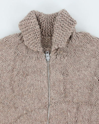 Vintage Women's 80's Heavyweight Cowichan Zip Up Cardigan - S