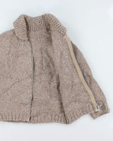 Vintage Women's 80's Heavyweight Cowichan Zip Up Cardigan - S