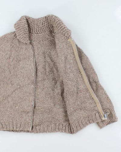 Vintage Women's 80's Heavyweight Cowichan Zip Up Cardigan - S