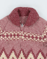 Vintage Women's 80's Heavyweight Cowichan Zip Up Cardigan - L