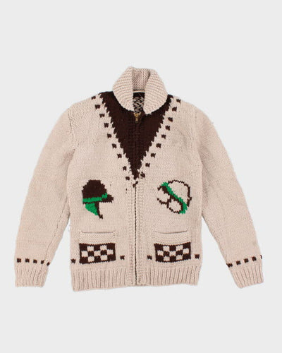 Vintage Women's 90's Heavyweight Cowichan Zip Up Cardigan - S
