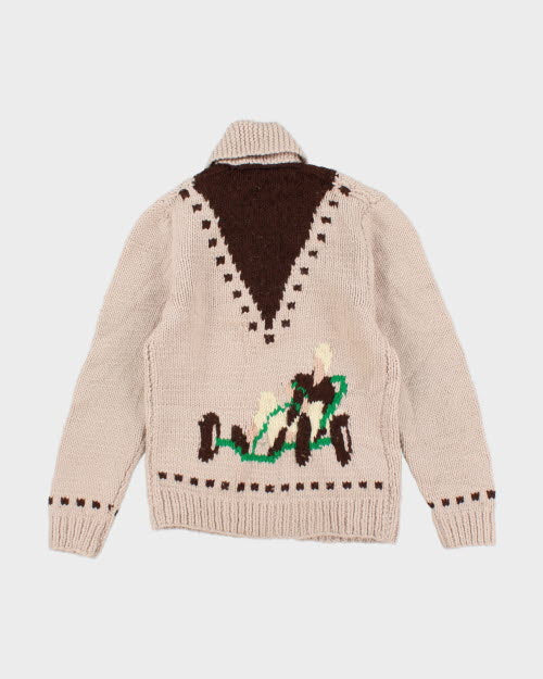 Vintage Women's 90's Heavyweight Cowichan Zip Up Cardigan - S