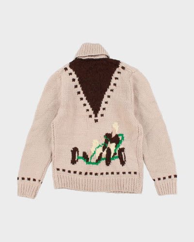 Vintage Women's 90's Heavyweight Cowichan Zip Up Cardigan - S