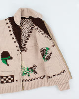 Vintage Women's 90's Heavyweight Cowichan Zip Up Cardigan - S