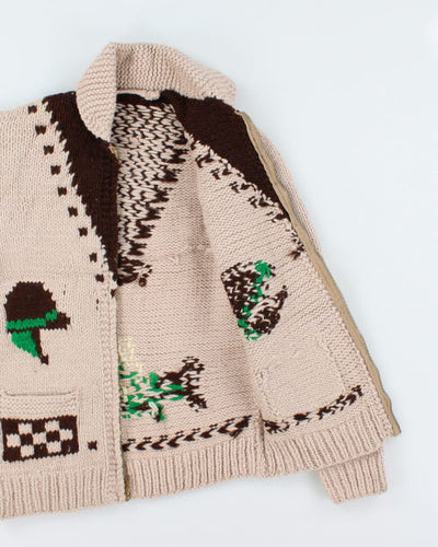 Vintage Women's 90's Heavyweight Cowichan Zip Up Cardigan - S