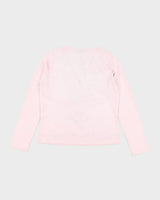 Y2k 00s Precis Pink embroidered Cardigan - M
