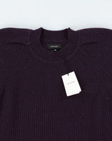 Deadstock Isabel Marant Purple Chunky Knit Jumper - M
