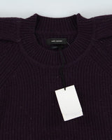 Deadstock Isabel Marant Purple Chunky Knit Jumper - M