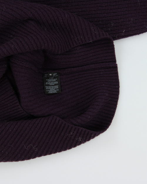 Deadstock Isabel Marant Purple Chunky Knit Jumper - M