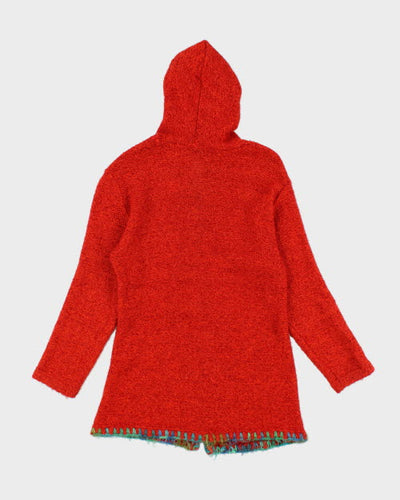 Orange Hippie Cardigan - M