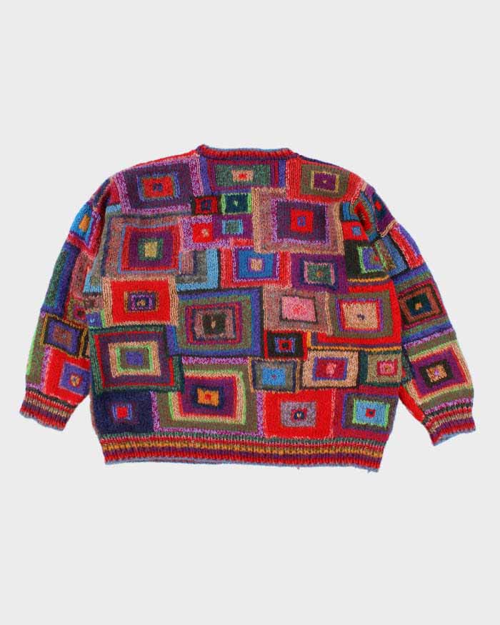 Vintage Cocoon Creations Pattern Knit Jumper - XL