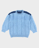 Vintage Handmade Cable Knit Jumper - M