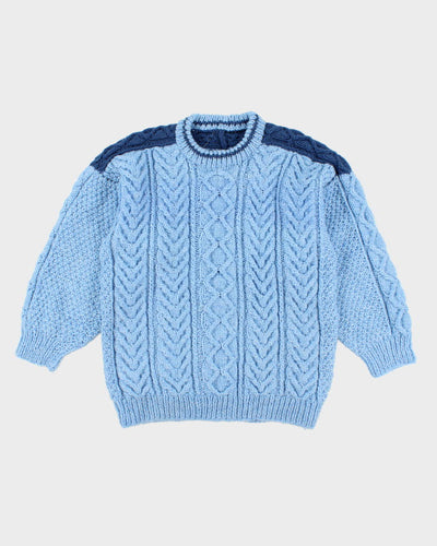 Vintage Handmade Cable Knit Jumper - M