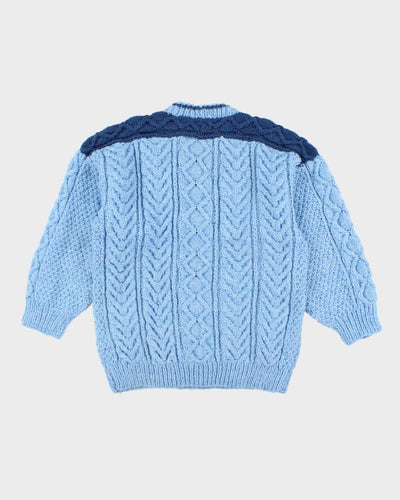Vintage Handmade Cable Knit Jumper - M