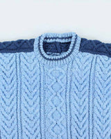 Vintage Handmade Cable Knit Jumper - M