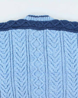Vintage Handmade Cable Knit Jumper - M