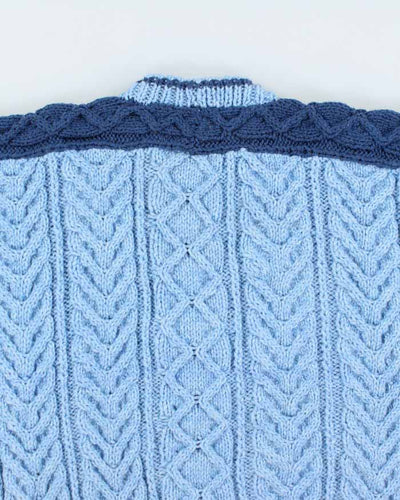 Vintage Handmade Cable Knit Jumper - M