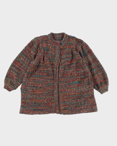 Vintage Multi-Colour Cardigan - L