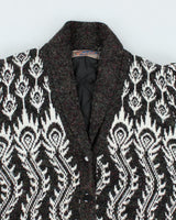 Vintage 80s Sparkly Knit Cardigan - M
