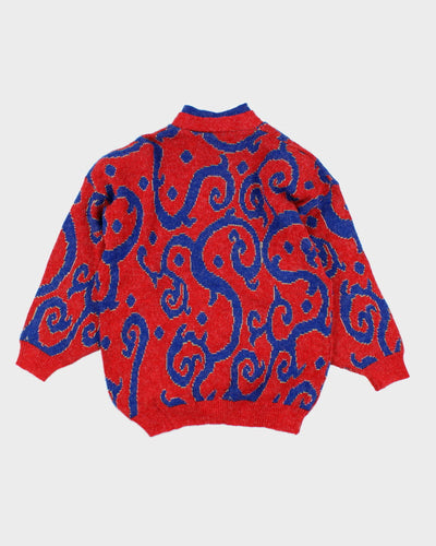 Vintage 80s Sparkly Knit Jumper - M
