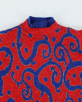 Vintage 80s Sparkly Knit Jumper - M