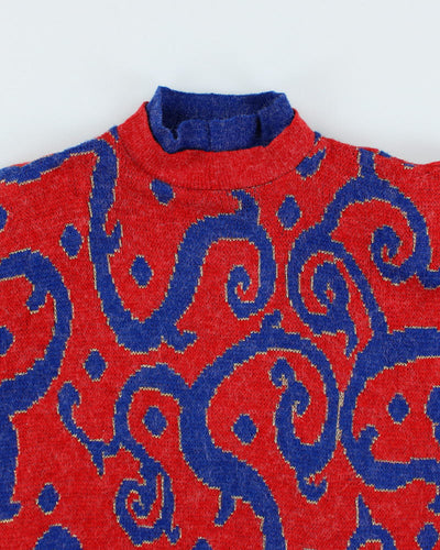 Vintage 80s Sparkly Knit Jumper - M