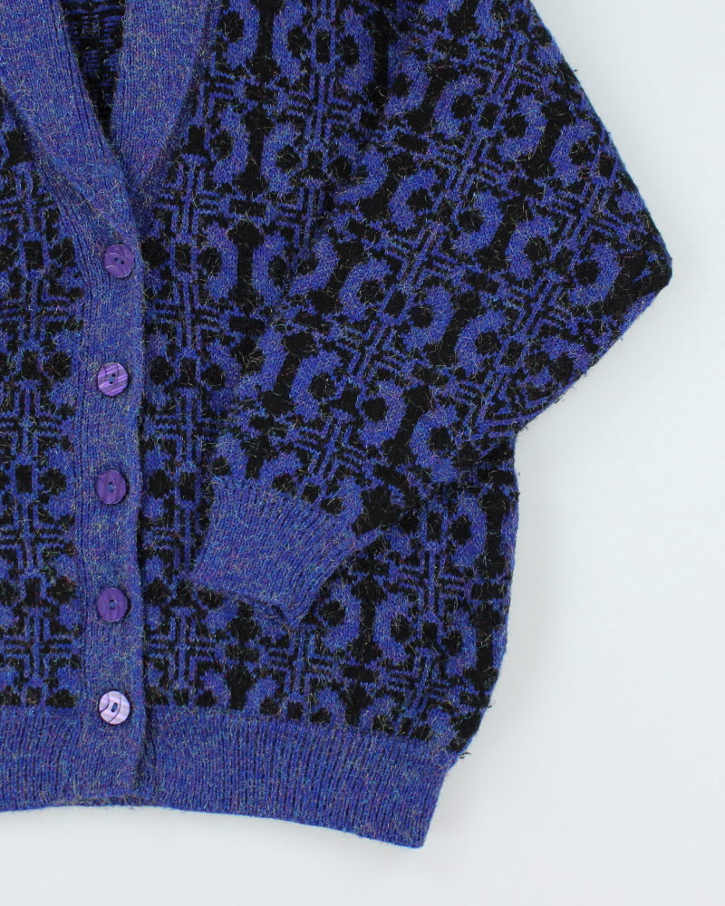 Vintage 80s Sparkly Cardigan - M