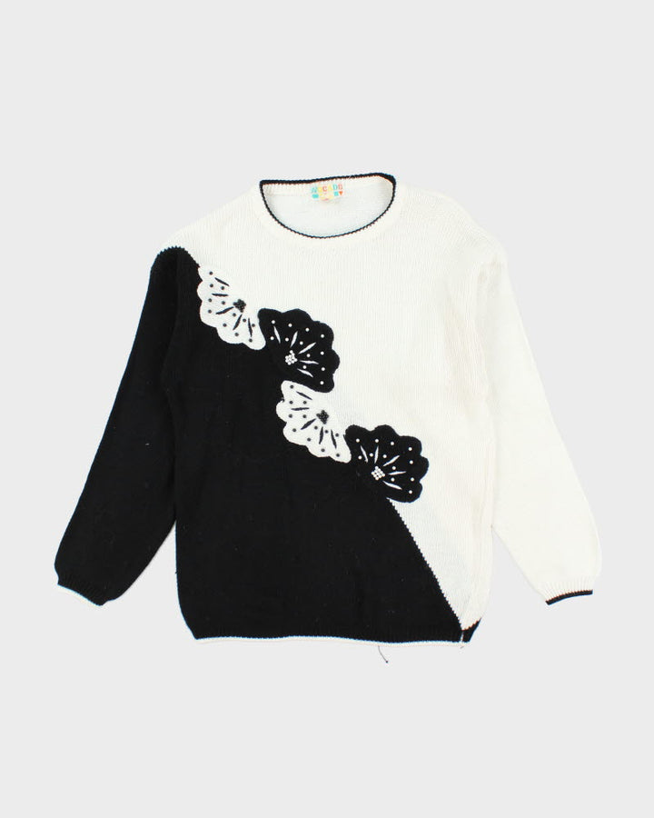 Vintage 80s Avocado Knit Jumper - S