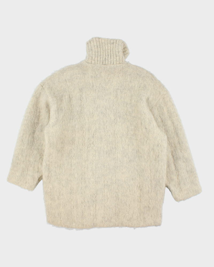 Vintage Tundra Wool Zip-up Jumper - M