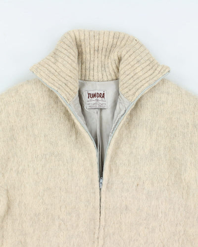 Vintage Tundra Wool Zip-up Jumper - M