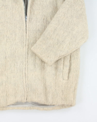 Vintage Tundra Wool Zip-up Jumper - M