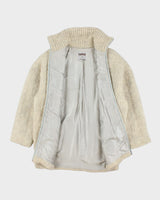 Vintage Tundra Wool Zip-up Jumper - M