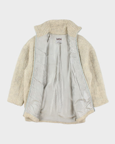 Vintage Tundra Wool Zip-up Jumper - M