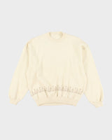Vintage Wool Blend Cream Jumper - L