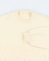 Vintage Wool Blend Cream Jumper - L