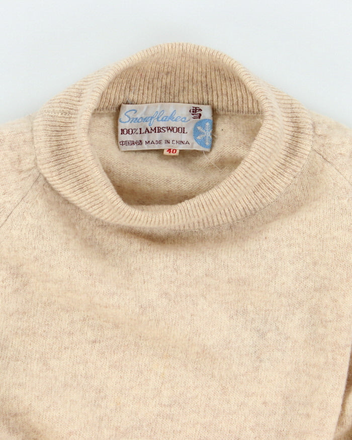Vintage Snowflake Lambswool Jumper - S