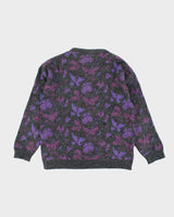 Vintage 90's Women's Patterned Button Up Cardigan - S