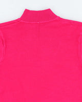 Rhinestone Wool Blend Pink Knit Jumper - XS