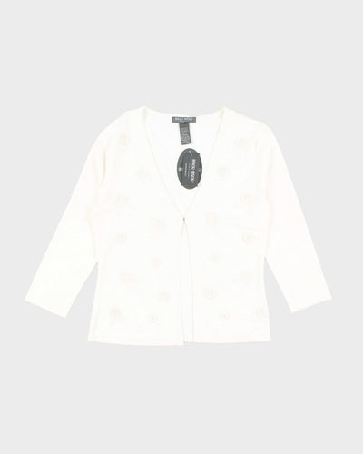 Deadstock Bisou Bisou Beaded Cardigan - S