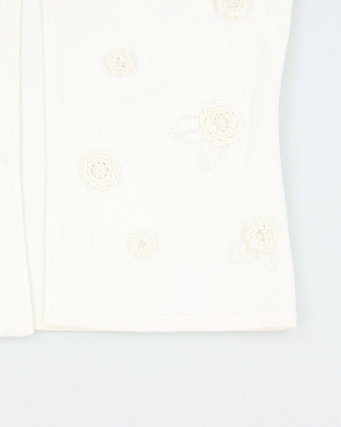 Deadstock Bisou Bisou Beaded Cardigan - S