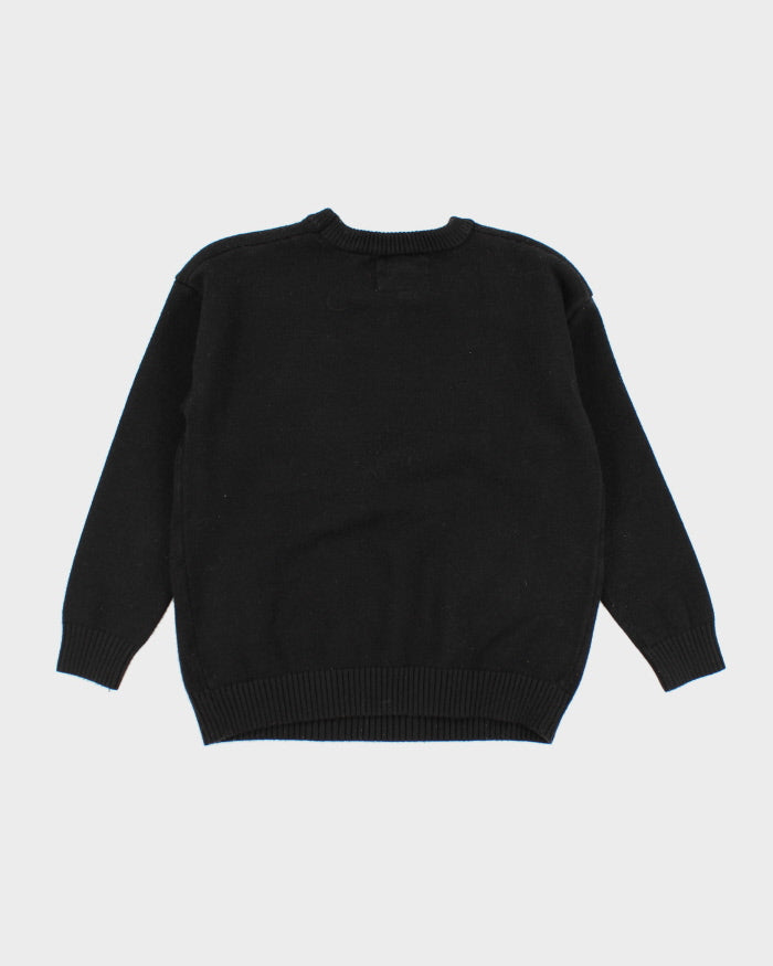 Vintage Women's Skate or Die Graphic Knitted Jumper - S