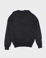 Vintage Y2K Dolce &amp; Gabbana Striped Knit Jumper - L